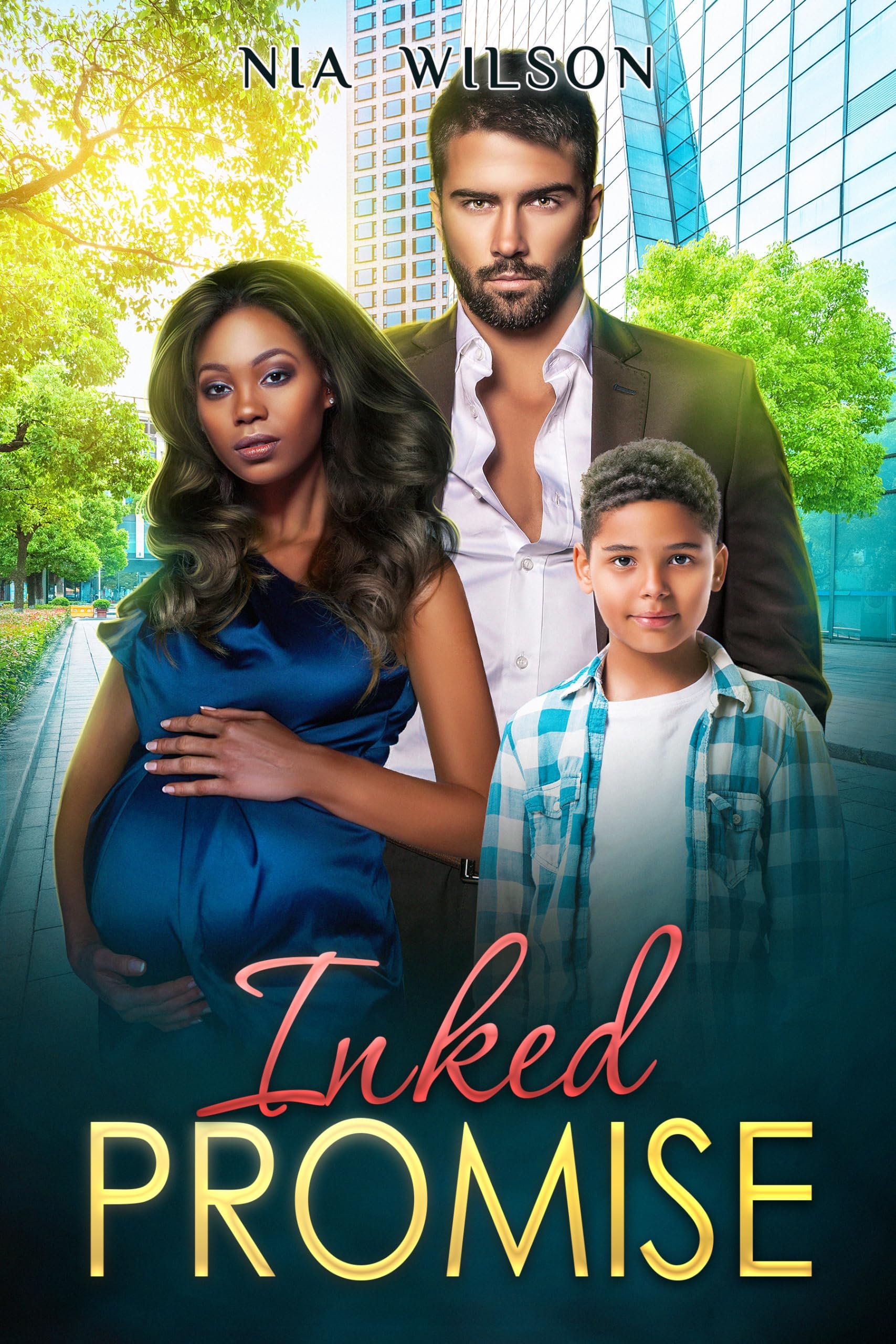 Inked Promise: ( BWWM Pregnancy Romance ) - The Midlife Magic: Love Over 40 Cover